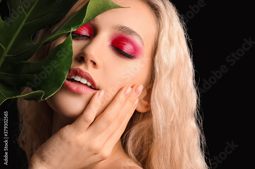 Young woman with beautiful ...