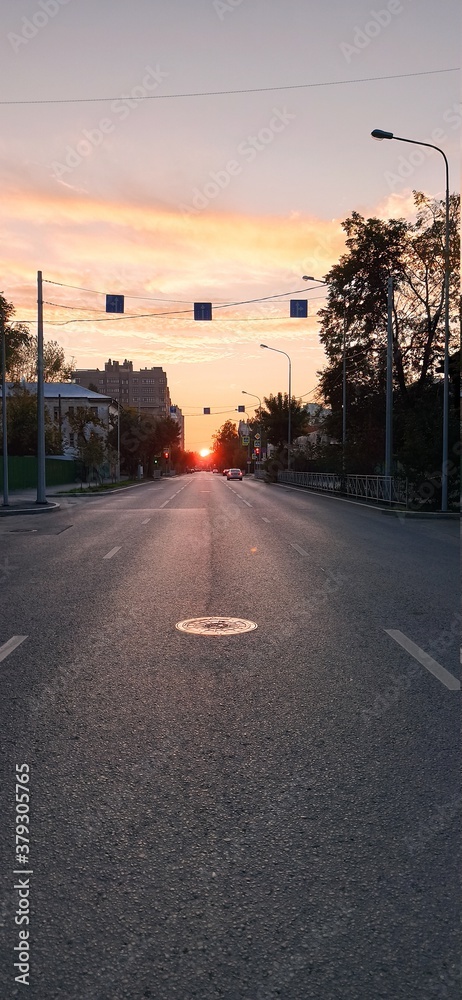 traffic at night