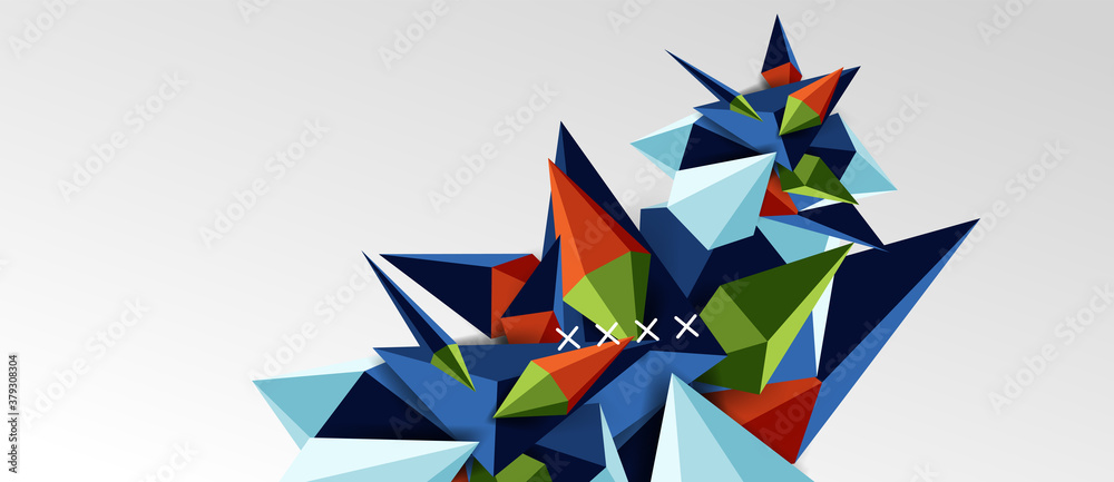 3d low poly abstract shape background vector illustration 3d low poly abstract shape background vector illustration