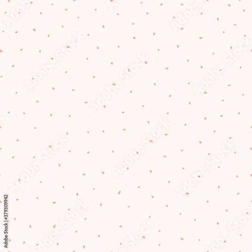 Vector hand drawn abstract background. Dots. Seamless pattern
