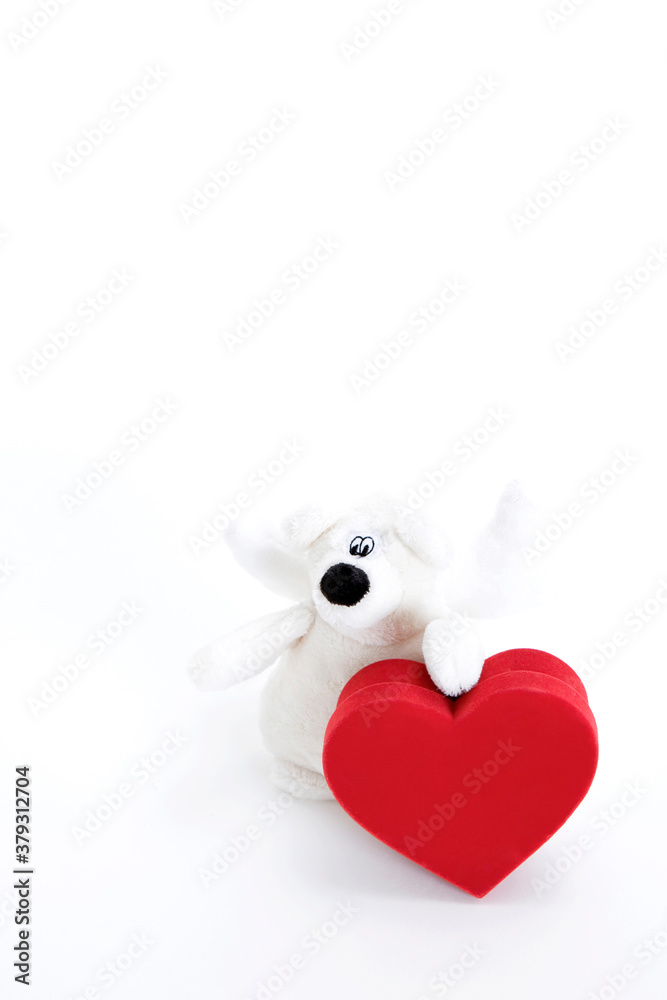 heart shape and doll heart shape and doll