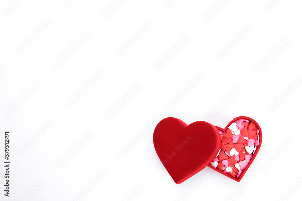 heart shaped sweets in the box heart shaped sweets in the box