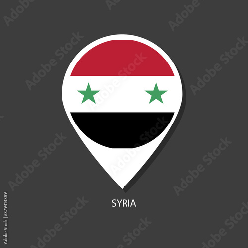 Syria flag Vector marker with flags. Free Download Syria flag Vector marker with flags. - GFXLoad