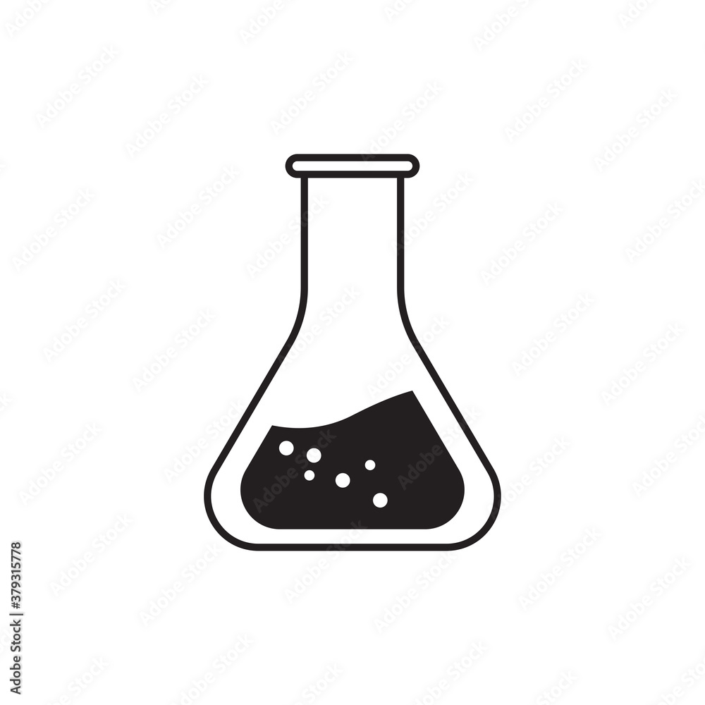 Chemistry line icon, icon for education. Design template vector Chemistry line icon, icon for education. Design template vector