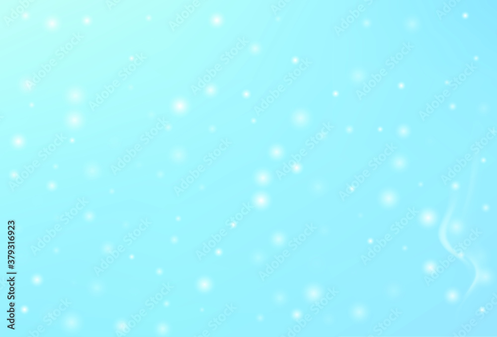 Falling silver snow flake vector