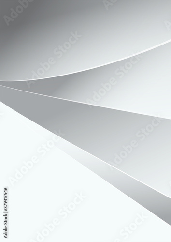 Smooth wavy lines vertical background with 3d effect.