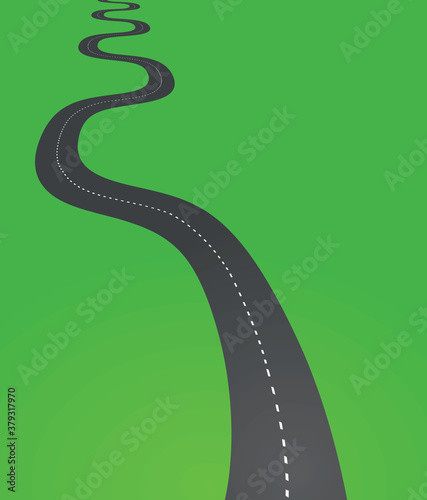 Curve road background. vector illustration