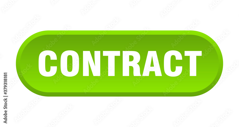 contract button. rounded sign on white background contract button. rounded sign on white background