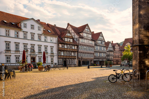 Altstadt von Hannoversch Münden mit seinen berühmten Fachwerkhäusern