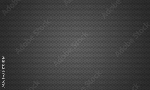 Dark Gray honeycomb hexagon geometric pattern background for zoom