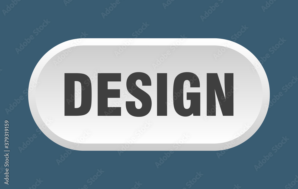 design button. rounded sign on white background design button. rounded sign on white background
