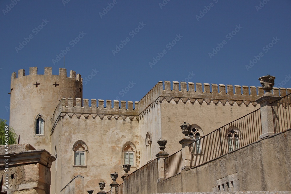 Italy, Sicily: View of Donnafugata Castle.