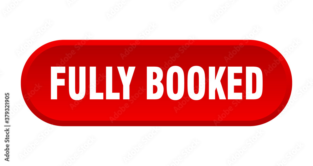 fully booked button. rounded sign on white background fully booked button. rounded sign on white background
