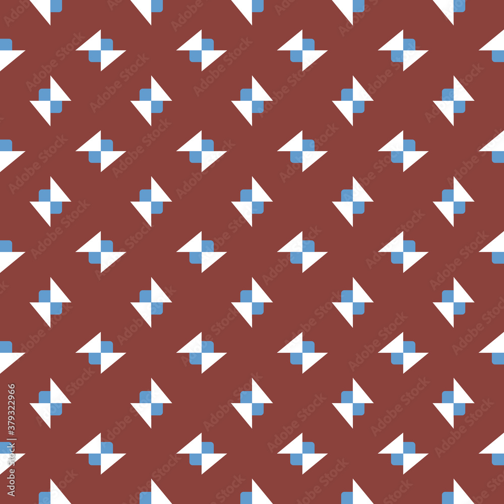 custom made wallpaper toronto digitalVector seamless pattern texture background with geometric shapes, colored in brown, blue, white colors.