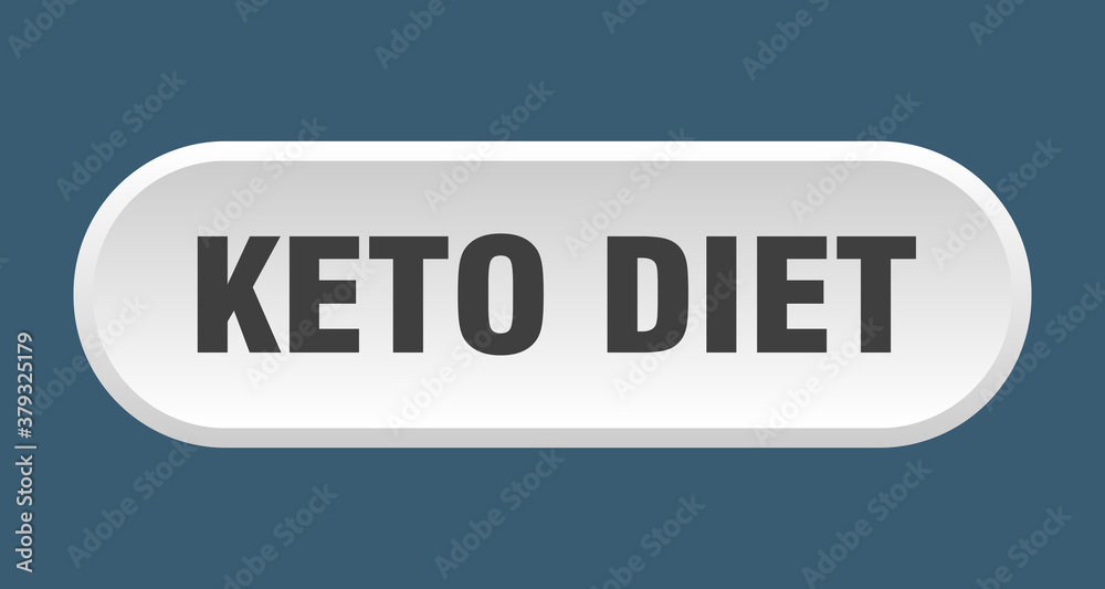 keto diet button. rounded sign on white background keto diet button. rounded sign on white background