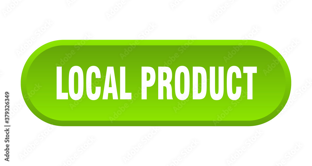 local product button. rounded sign on white background local product button. rounded sign on white background