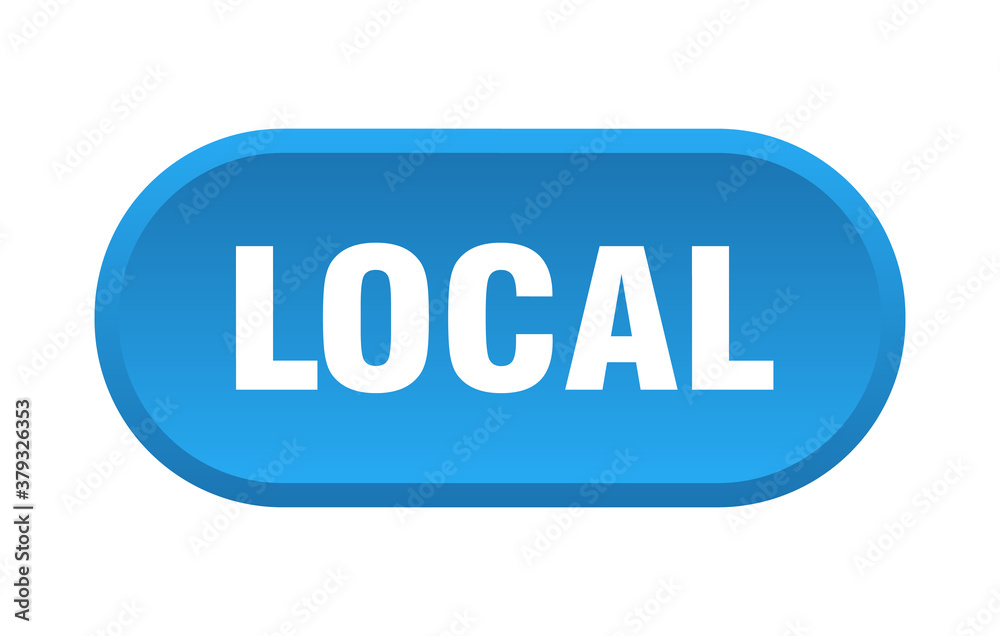 local button. rounded sign on white background local button. rounded sign on white background
