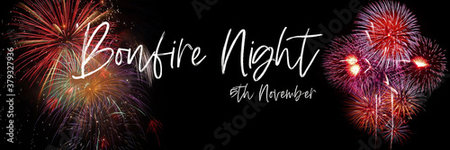 Bonfire night, 5th November photo
