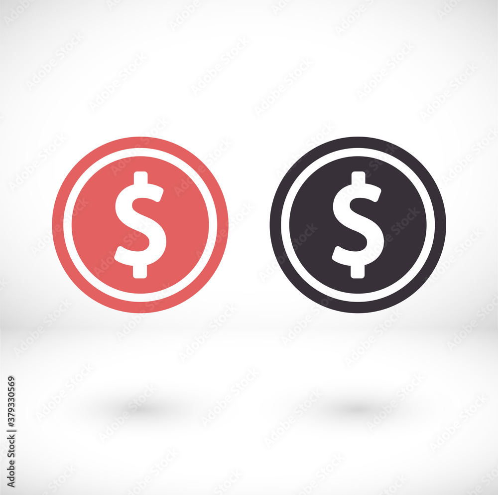 vector icon coin. lorem ipsum Flat Design JPG vector icon coin. lorem ipsum Flat Design JPG