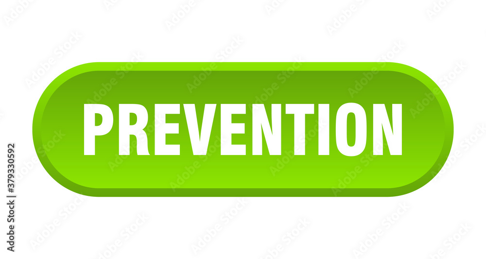 prevention button. rounded sign on white background prevention button. rounded sign on white background