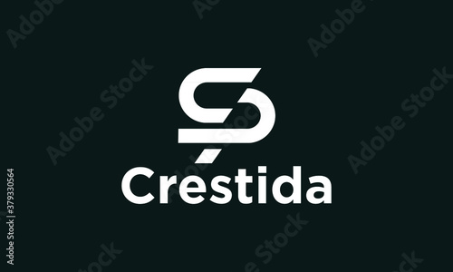 SP letter logo design and vector logo template