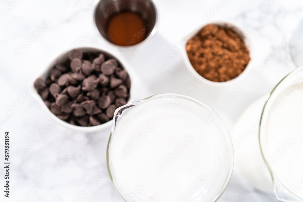 Fototapeta premium Chocolate ice cream