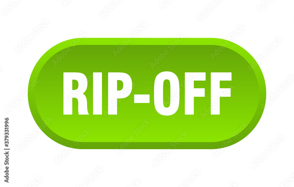 rip-off button. rounded sign on white background rip-off button. rounded sign on white background