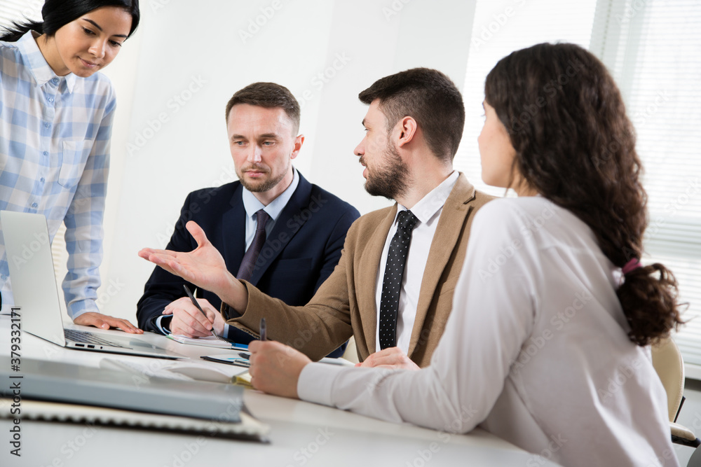 Business people working together in the office Business people working together in the office