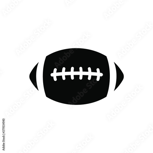 American football ball simple icon vector design