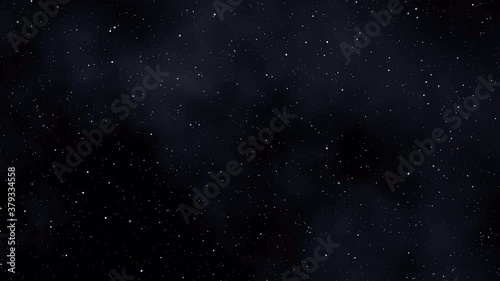 VFX Starry night background, dark blue nature galaxy view star lines & cloudy time lapse. Space with fully stars & clouds visual effect background.
