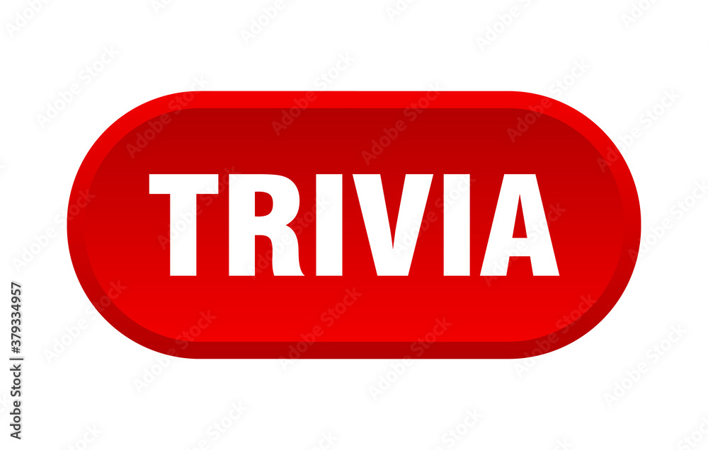 trivia button. rounded sign on white background trivia button. rounded sign on white background