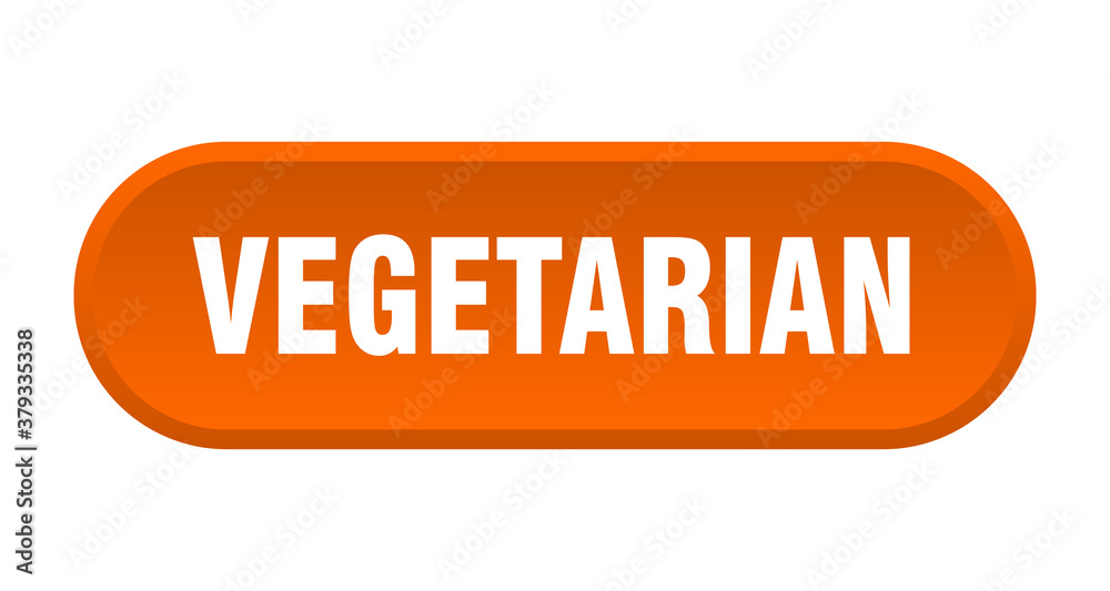 vegetarian button. rounded sign on white background vegetarian button. rounded sign on white background
