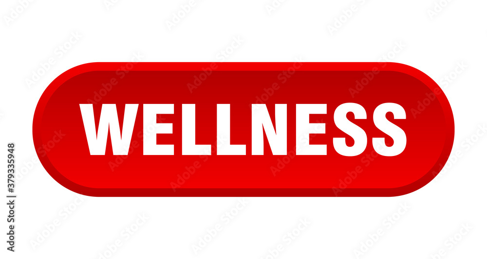 wellness button. rounded sign on white background wellness button. rounded sign on white background