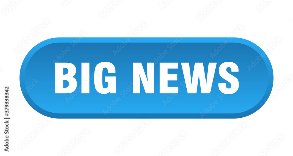 big news button. rounded sign on white background big news button. rounded sign on white background