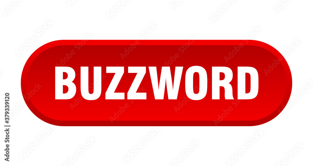 buzzword button. rounded sign on white background buzzword button. rounded sign on white background