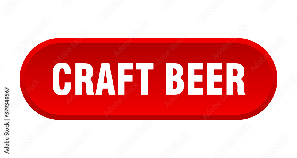 craft beer button. rounded sign on white background craft beer button. rounded sign on white background