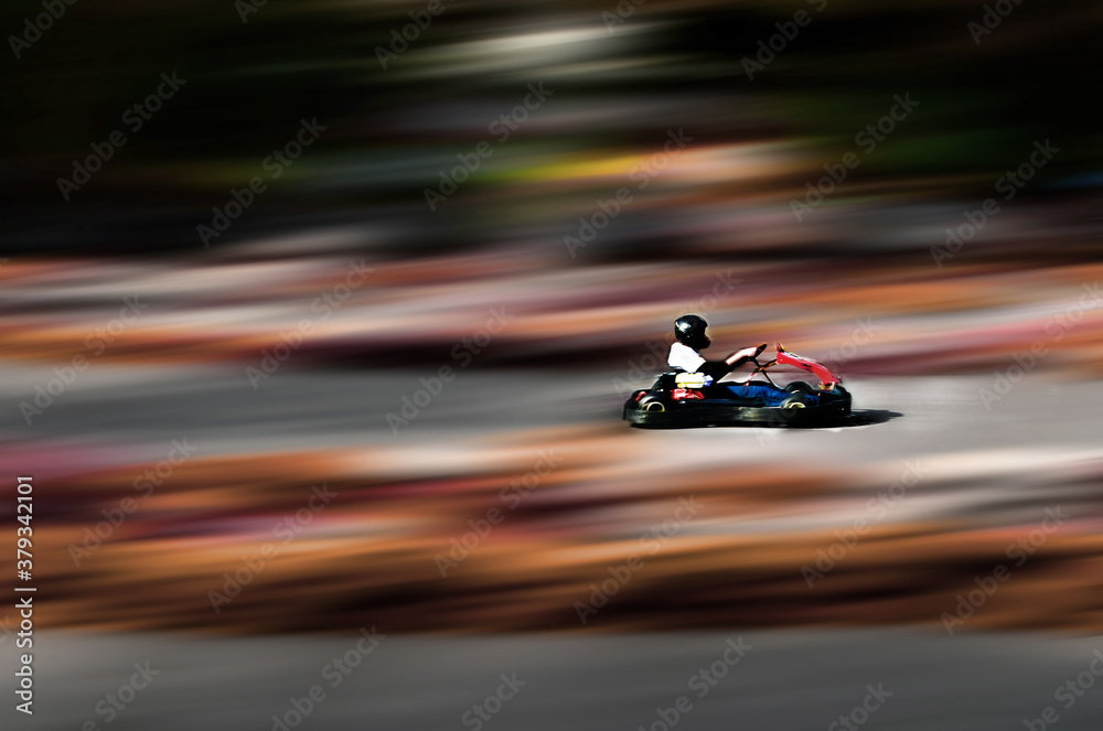 Go Karting in Bangalore, with camera panning