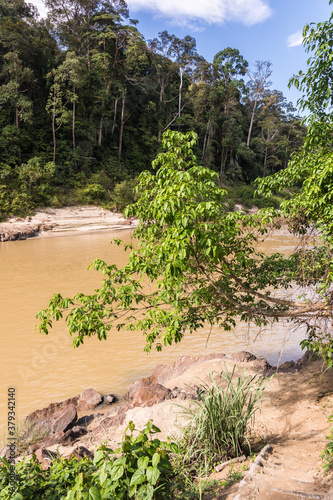 Orang Alsi indians village in Taman Negara National park along the, Tembeling River,