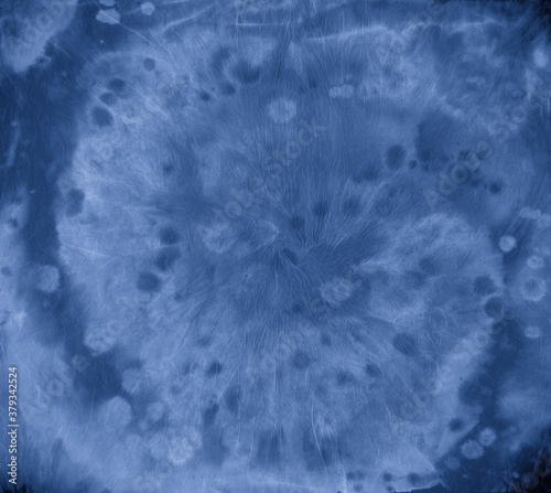 Indigo Tie Dye. Color Ink Texture. Abstract Art 