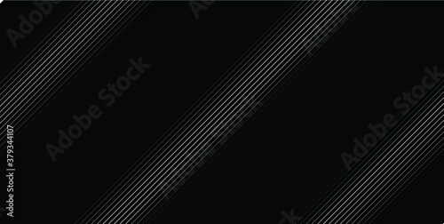 Abstract Black Diagonal Striped Background . Vector parallel slanting, oblique lines texture . Endless , seamless pattern
