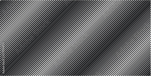 Abstract Black Diagonal Striped Background . Vector parallel slanting, oblique lines texture . Endless , seamless pattern