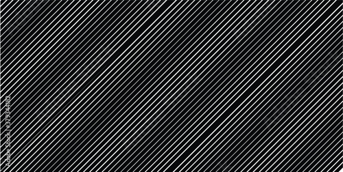 Abstract Black Diagonal Striped Background . Vector parallel slanting, oblique lines texture . Endless , seamless pattern