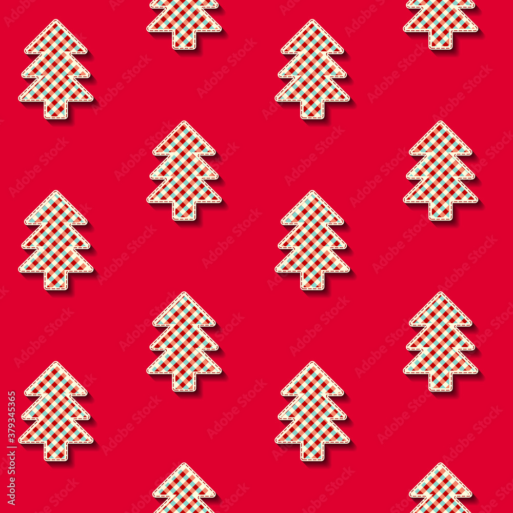 Seamless background pattern. Christmas Tree pattern. Vector image Seamless background pattern. Christmas Tree pattern. Vector image