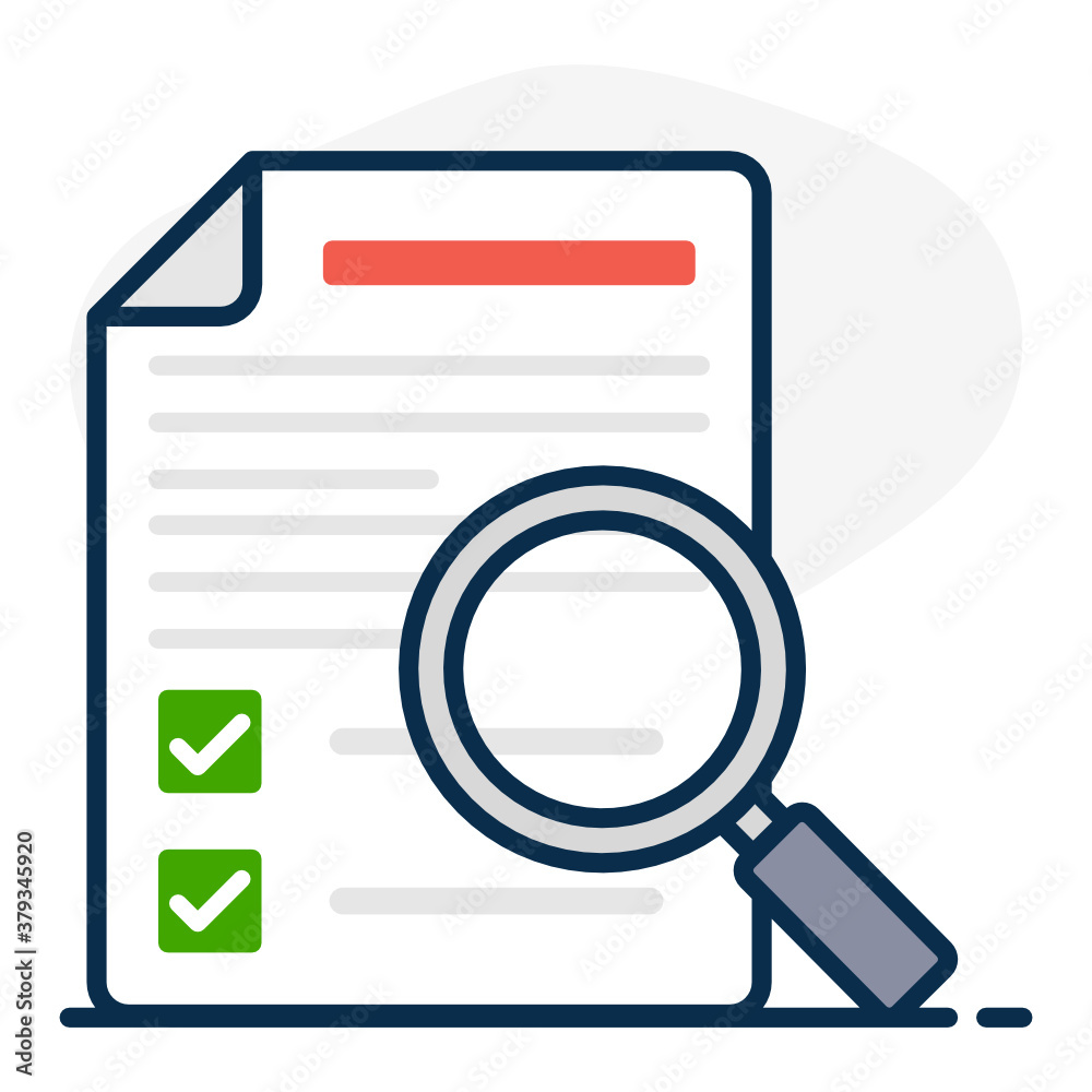 Folded paper under magnifying glass depicting project brief icon
Folded paper under magnifying glass depicting project brief icon