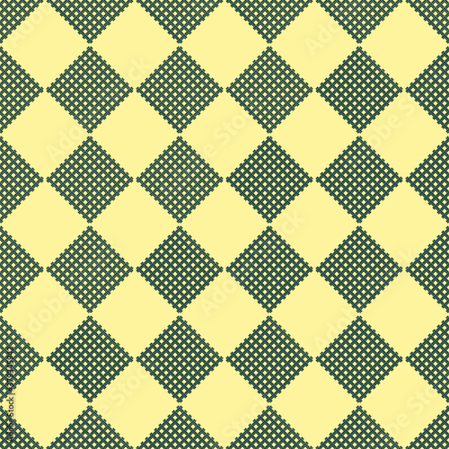 Vector seamless pattern with rhombuses. Modern stylish texture.