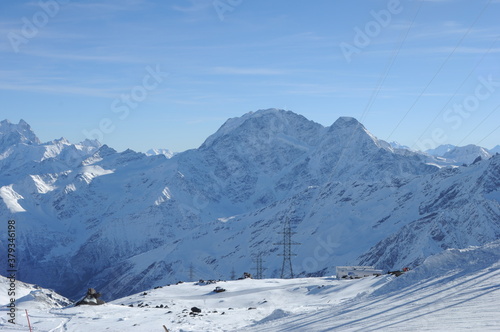 snow covered mountain