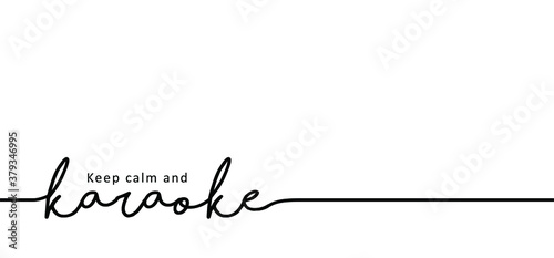 Karaoke slogan Song, play sleep repeat Vector party quotes for banner, card Dance club or dancing singer people with microphone Musical notes Great mood, birthday, holidays concept love ideas Toilet