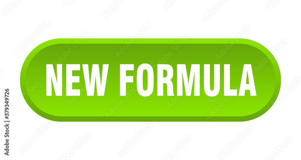 new formula button. rounded sign on white background new formula button. rounded sign on white background