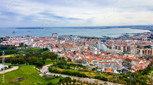 Panoramic view of Lisboa, Portugal.