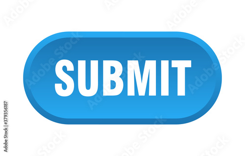 submit button. rounded sign on white background